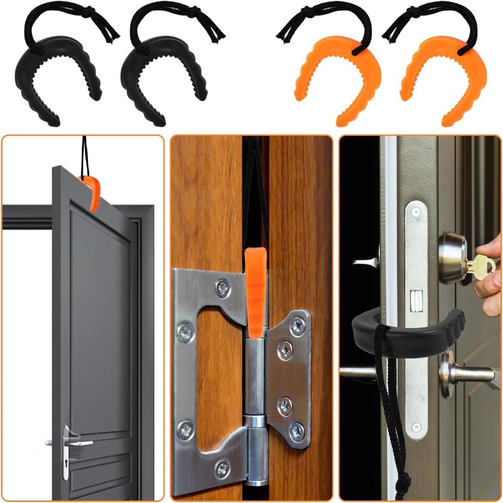 Easy to Use Rubber Door Jam Fi - Door Stop Alarm 评论和价格