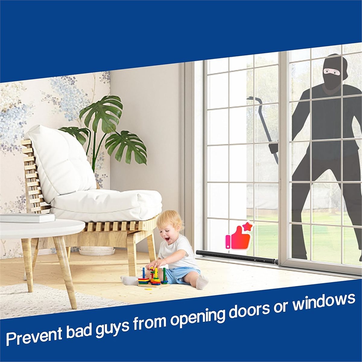 A20I Sliding Door Security Bar - Window Lock Bar 评论和价格