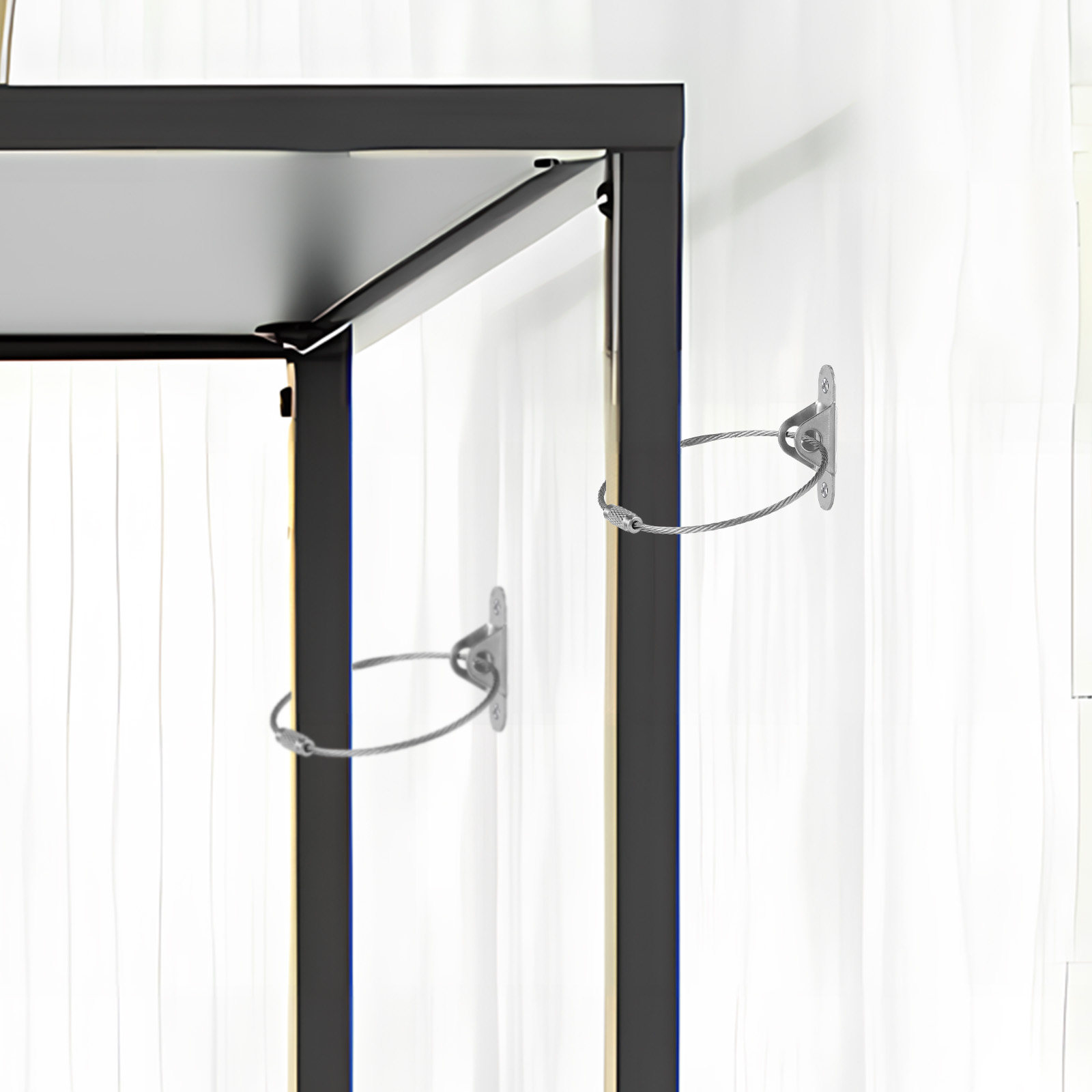 6Sets Secure Furniture to Wall - Earthquake Anchor Strap 评论和价格