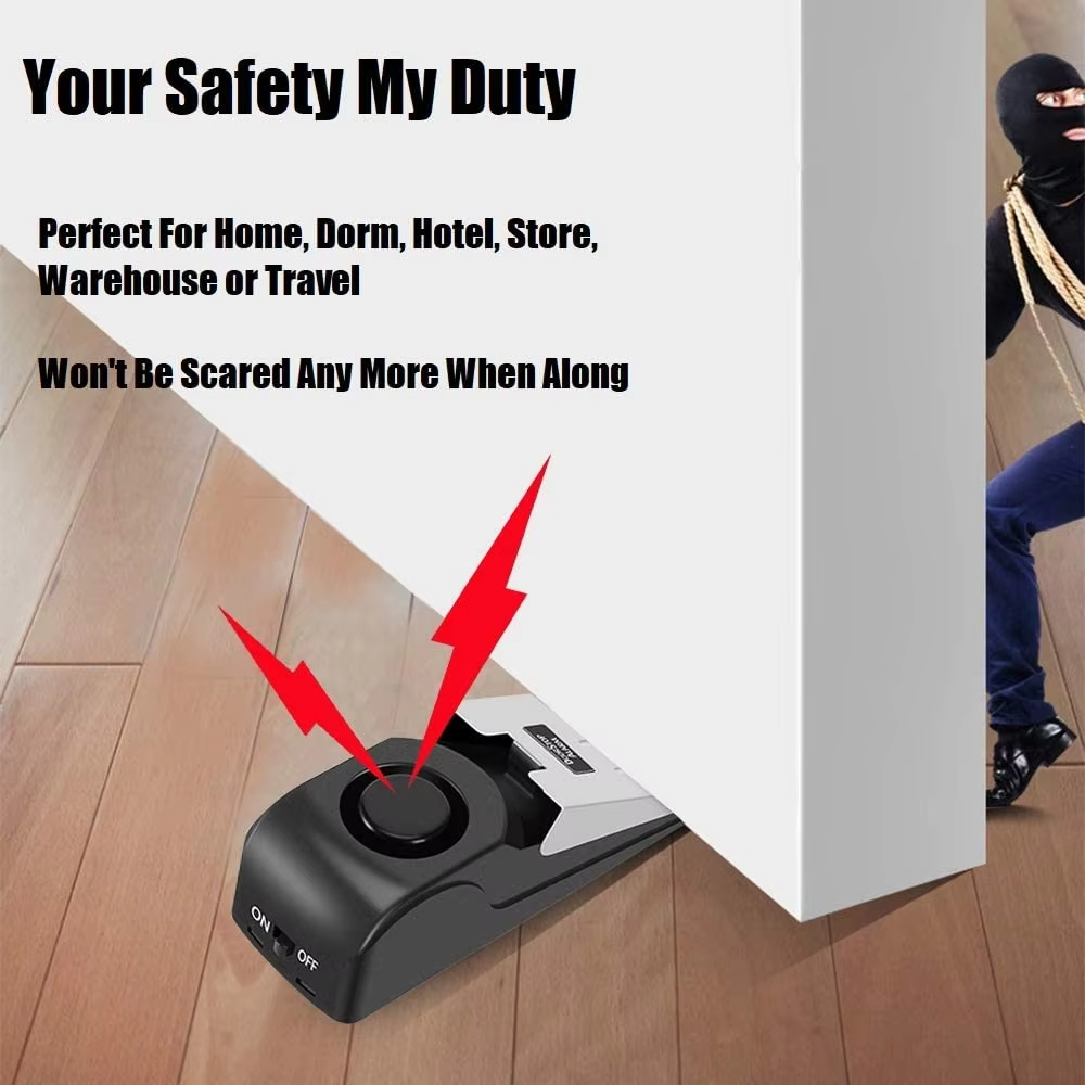 120db Wireless Stainless Steel - Door Stop Alarm 评论和价格