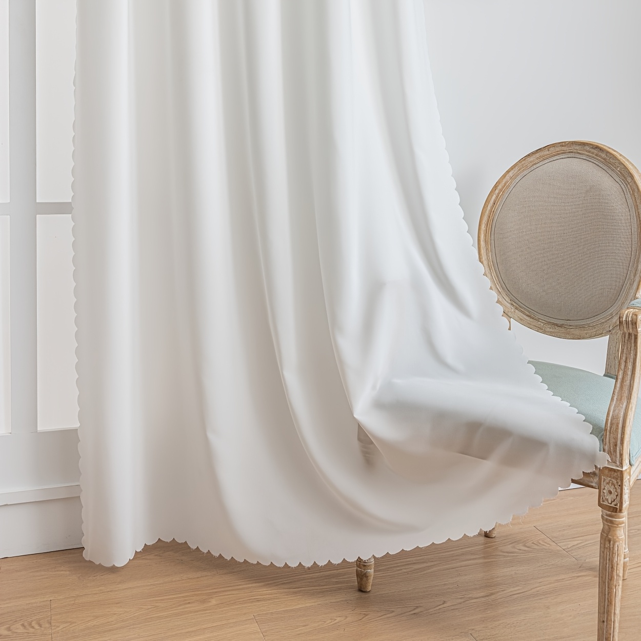 1pc Sheer Curtain, Non-Transpa - Window Lock Bar 评论和价格