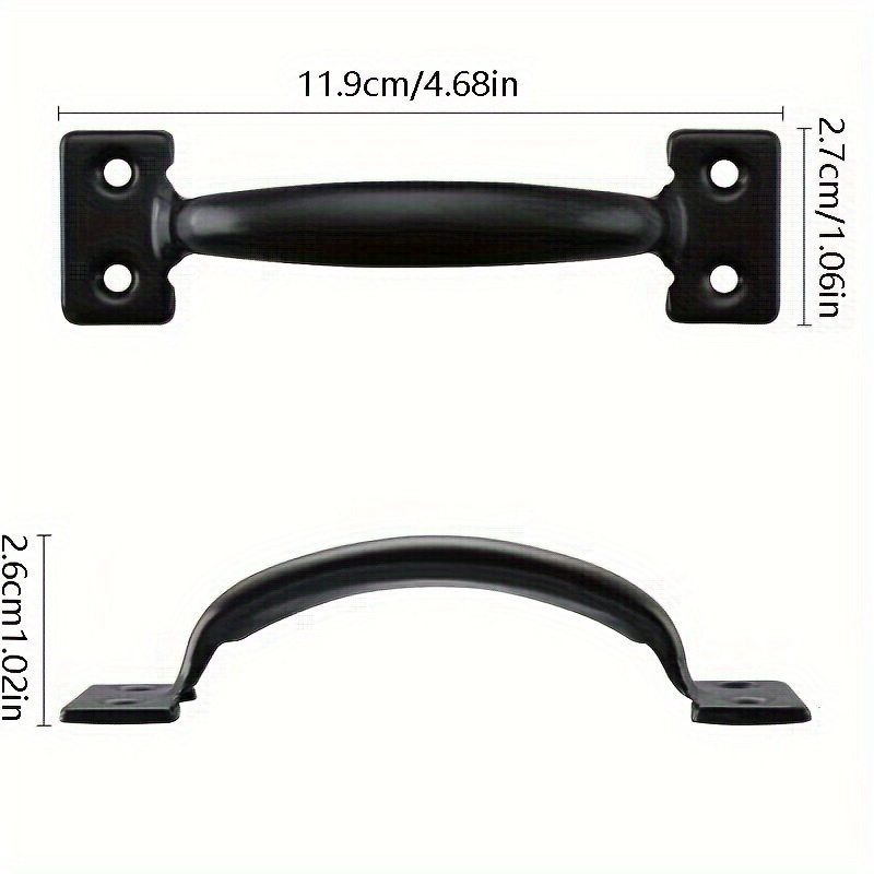 2Pcs DIY Furniture Iron Handle - Window Lock Bar 评论和价格
